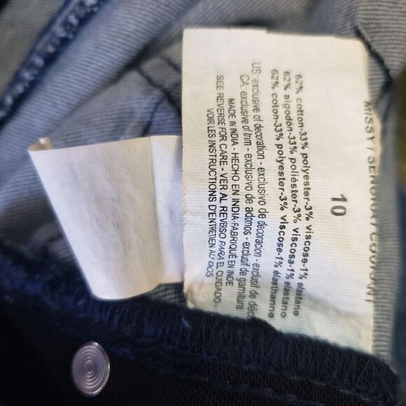 VINTAGE AMERICA High Rise Hemmed Jeans 10P - Picture 9 of 10